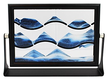 Zen Sands Art Display. 8 Decorative Tabletop Moving Sand Picture. by Relaxus