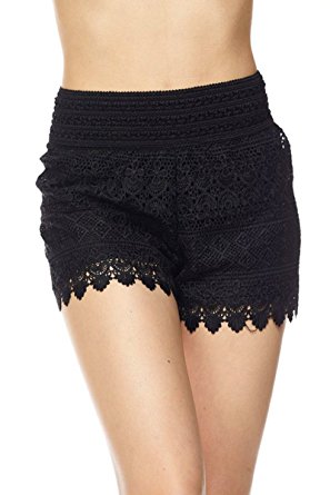 ToBeInStyle Women's Lace Shorts