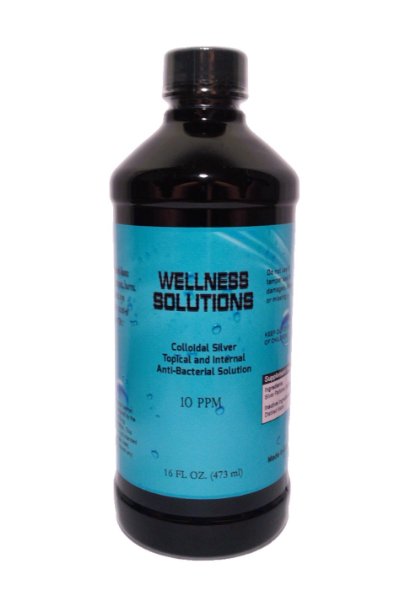 Wellness Solutions Colloidal Silver 16 Fluid Ounces