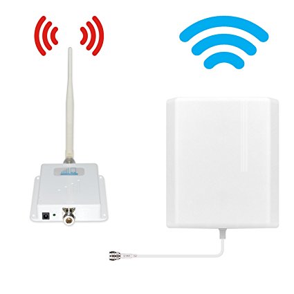 ATT T-Mobile Cell Phone Signal Booster 4G LTE Cell Signal Booster HJCINTL 700MHz Band 12/17 FDD Home Mobile Phone Signal Booster Amplifier Cover- 2500sq ft