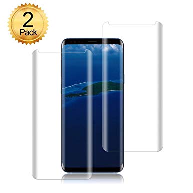 [2pack] Samsung Galaxy S9Plus Tempered Glass Screen Protector Eastoan S9Plus Screen Protector [9H Hardness] [No Bubbles] [NO Scratch] Compatible with Samsung Galaxy S9Plus