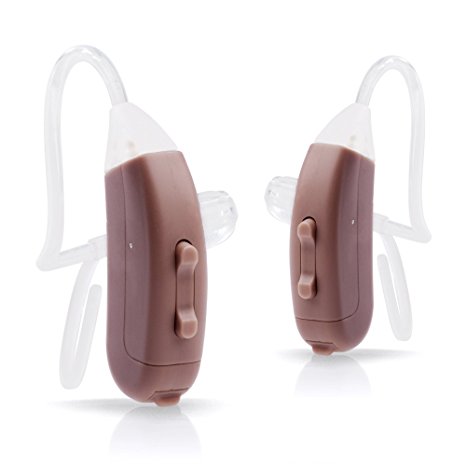 LifeEar Hearing Amplifier (PAIR) - Doctor and Audiologist Designed - All Digital - Volume Control - Background Noise Reduction - 4 Programs - Almost Invisible - More Affordable Than Siemens, Phonak, Oticon, Starkey