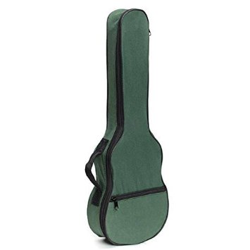 KING DO WAY Ukulele Bag Soft ShoulderBack Carry Gig Bag Ukulele Case Guitar Bag 22x9 Green
