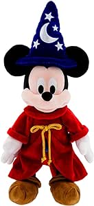 Disney Store Official Fantasia Collection: Medium 22-Inch Sorcerer Mickey Mouse Plush - Authentic, Soft & Cuddly Toy - Ideal for Fans & Kids