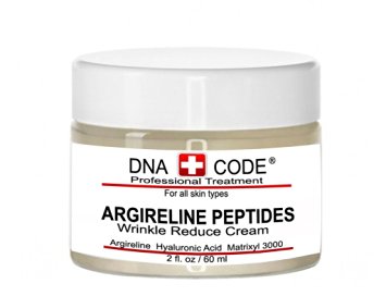 DNA Code®-No Needle Alternative-Pure Argireline Peptides Winkle Reduce Cream-Hyaluronic Acid  Matrixyl 3000