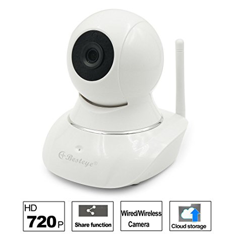 Besteye 1505S HD720P Wireless Security Surveillance Camera Night Vision Cloud Storage