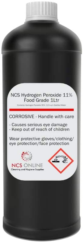 NCS Hydrogen Peroxide (11%) 1 Litre H2o2 Pure Grade