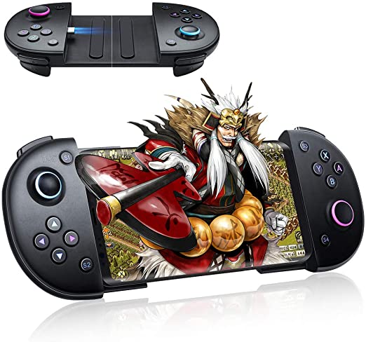 N1 Gamepad, Emulator & Mobile Game 2 in 1 Gamepad, Mobile Game Controller Type-C Version, Phone Gaming Controller with Triggers for 3.5-6.5 Inch Type-C Charging Port Phones