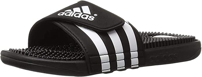 adidas Men's Adissage Sandal Run White/Graphite/Run White