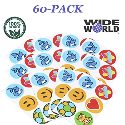Wide World Mosquito Repellent Patches, Natural Fly Pest Control, Bug Repeller Patch, Anti Insect Stickers, Non-Toxic and Safe for Kids and Baby