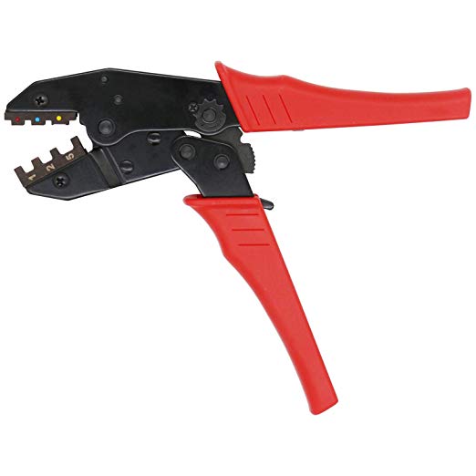 UGarden Crimping Tool For Heat Shrink Connectors, Ratcheting Wire Crimper, Crimping Pliers, Ratchet Terminal Crimper, Wire Crimp Tool