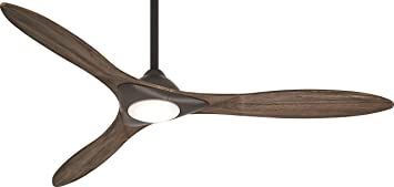 Minka-Aire F868L-ORB Sleek 60" Smart Ceiling Fan with LED Light and Remote Control, Oil Rubbed Bronze