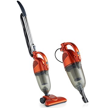 VonHaus 600W 2-in-1 Corded Upright Stick & Handheld Vacuum Cleaner with HEPA Filtration - Includes Crevice Tool & Brush Accessories