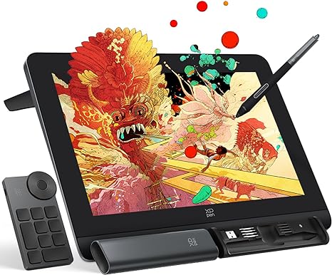 XPPen Artist Pro 14 Gen2 Drawing Tablet with Screen 14 inch Graphic Art Tablet with Full Laminated Anti-Glare Screen 16384 Pressure Levels X3 Pro Battery-Free Stylus 123% sRGB Tilt Stand Mini Keydial