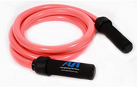 Ader Sporting Goods 4 lb Orange Heavy Power Jump Rope/Weighted Jump Rope