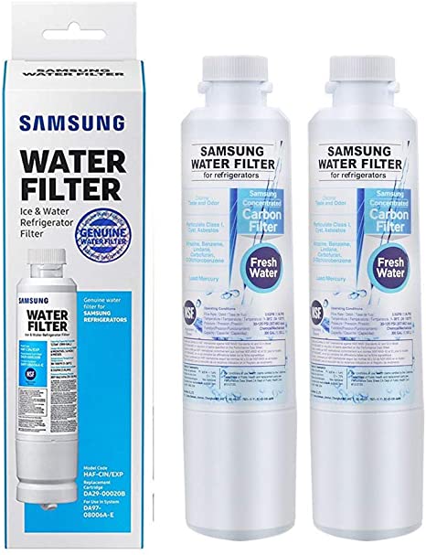 Samsung Genuine DA29-00020B Refrigerator Water Filter, 2 Pack