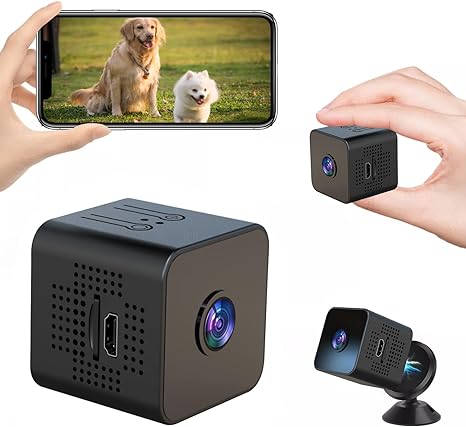 Persil Hidden Camera - Spy Camera - Nanny Cam - Best Mini Camera - WiFi Wireless Camera - Live Video Recorder with Night Vision - Surveillance Camera Full HD