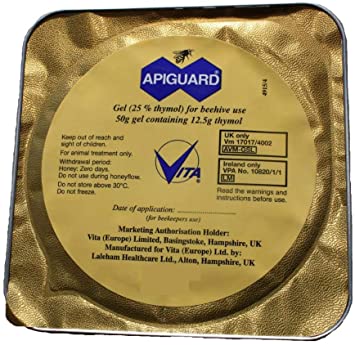 Blythewood Bee Company Apiguard Varroa Mite Treatment 1 Pack