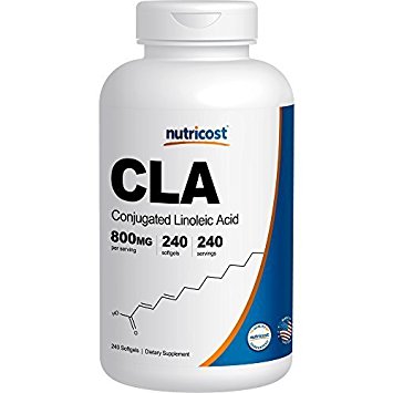 Nutricost CLA (Conjugated Linoleic Acid) 800mg, 240 Softgels