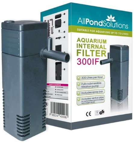 Aquarium Internal Fish Tank Filter Pump (300L/H)