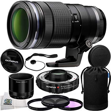 Olympus M 40-150mm f/2.8 Interchangeable PRO Lens for Olympus/Panasonic Micro 4/3 Cameras   Olympus MC-14 1.4X Teleconverter for The M40-150mm PRO Lens (Black)