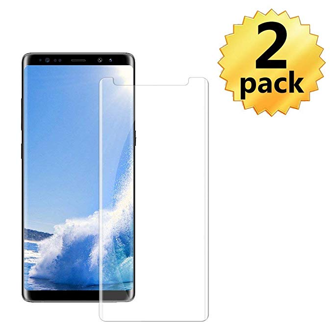 [2 Pack] Samsung Galaxy Note 9 Tempered Glass Screen Protector, invarsely [HD Clear][Anti-Bubble][9H Hardness][Anti-Scratch][Anti-Fingerprint] Screen Protector Compatible with Note 9