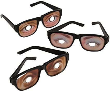 Funny Eyes Disguise Glasses (1 Dozen)