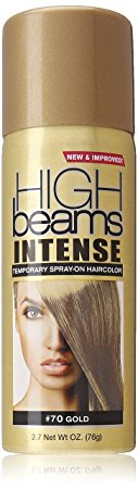 high beams Intense Temporary Spray on Hair Color, Gold, 2.7 Ounce