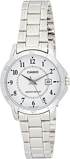 Casio Women's LTP-V004D-7B Stainless Steel Analog Watch