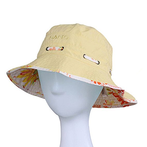 Ubestyle Outdoor Beach Travel Hat Women UPF 50  Reversible Bucket Hats