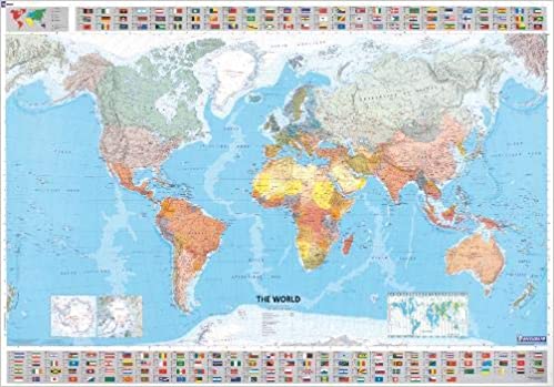 Michelin Map The World  13701  (Laminated, Rolled) (Maps/Wall (Michelin))