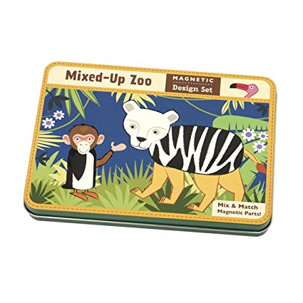 Mudpuppy Mixed-up Zoo Magnetic Build-its