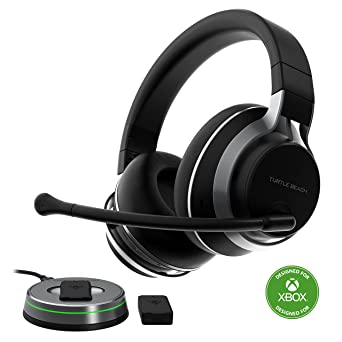 Turtle Beach Stealth Pro Multiplatform Wireless Noise-Cancelling Gaming Headset for Xbox Series X|S, Xbox One, PS5, PS4, PC, Mac, Switch, & Mobile – 50mm speakers, Bluetooth, Dual Batteries – Black