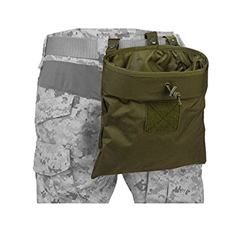 Lancer Tactical Adjustable/Foldable MOLLE Dump Pouch (Large)