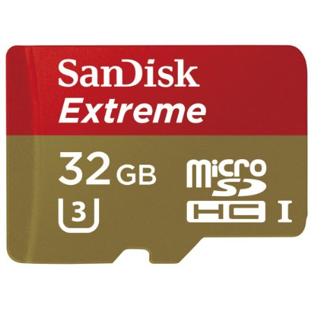 SanDisk Extreme 32GB UHS-I/U3 Micro SDHC Memory Card Up To 60MB/s Read With Adapte-SDSDQXN-032G-G46A [Older Version]