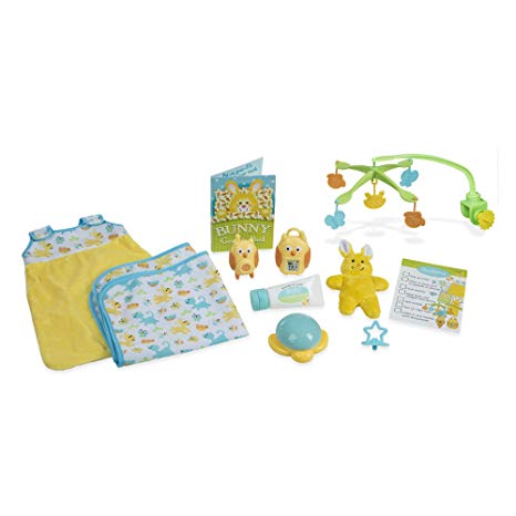 Melissa & Doug Mine to Love Bedtime Play Set for Dolls with Night-Light, Baby Monitors, Mobile, More (11 pcs, Great Gift for Girls and Boys - Best for 3, 4, 5, 6, and 7 Year Olds)