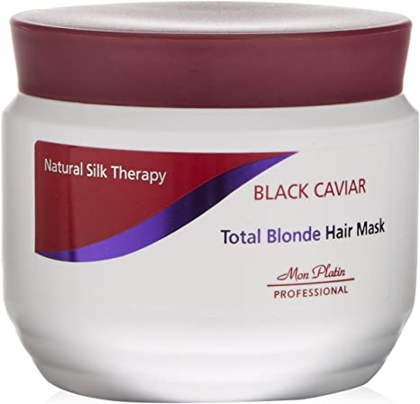 Mon Platin Natural Silk Therapy Black Caviar Total Blonde Hair Mask 500ml 17fl.oz
