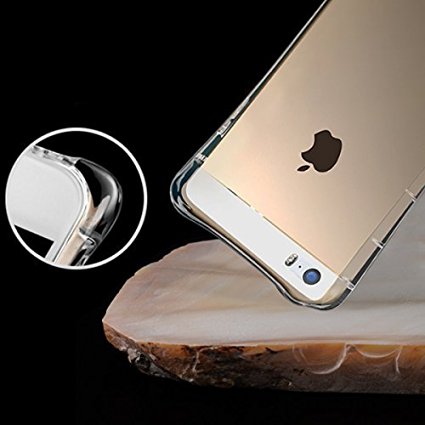 Hi-case iPhone 5 SE 5 5S 5C Case Air Cushion Crystal Clear Shock-proof Protective Iphone Case