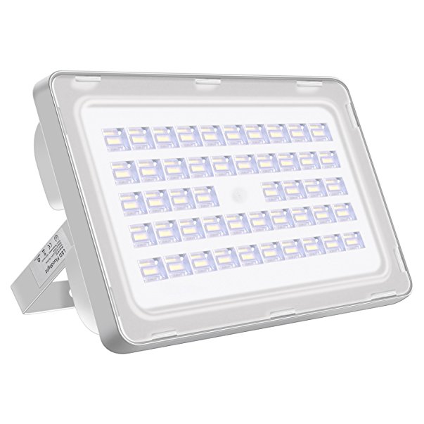 Viugreum 150W LED Outdoor Flood Lights,Thinner and Lighter Design,Waterproof IP65, 18000LM, Daylight White(6000-6500K), Super Bright Security Stadium Lights,for Garden/Yard/Warehouse/Square/Billboard