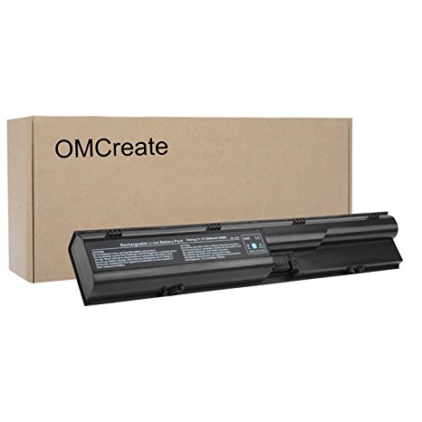 OMCreate Battery for HP Probook 4530S, Fits P/N PR06 QK646AA - 12 Months Warranty [Li-ion 6-Cell]