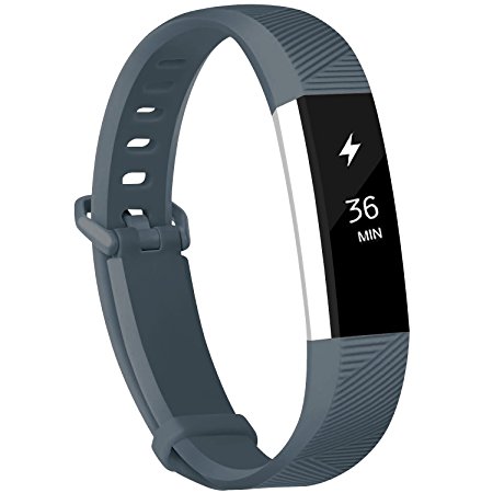 Fitbit Alta Band, Soulen Soft Silicone Replacement Classic Bands Available in Varied Colors with Secure Buckle for Fitbit Alta HR and Fitbit Alta