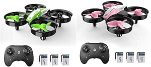 Holy Stone MIni Drone Set HS210 Green and HS210 Pink