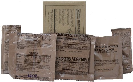 Sure-Pak MRE Full Meal Kit with Heater-Single Meal Meal May Vary