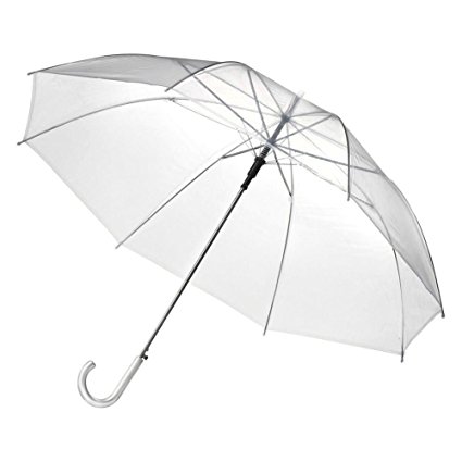 ESHOO Useful Transparent Clear Automatic Umbrella for Wedding Party Favor