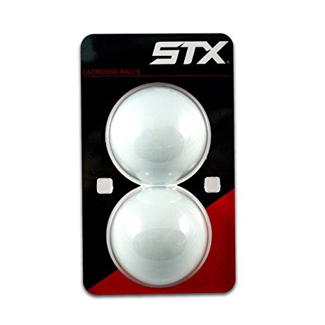 STX Lacrosse Balls, White, 2 Pack