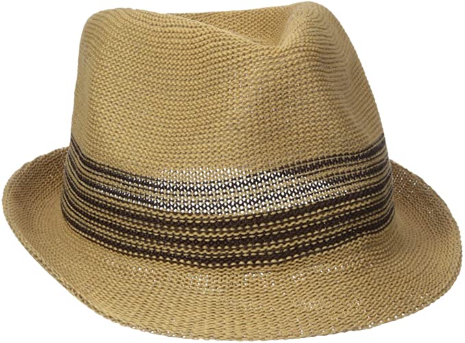 Dockers Men's Straw Fedora Hat