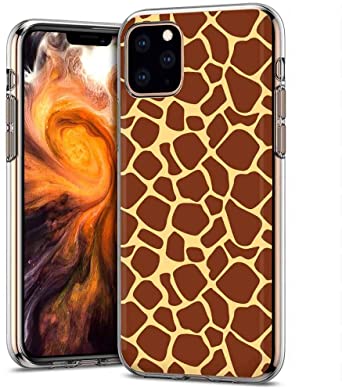 TalkingCase Clear Thin Gel Phone Case for Apple iPhone 11 Pro Max,Giraffe Spot Print,Light Weight,Ultra Flexible,Soft Touch,Anti-Scratch,Designed in USA