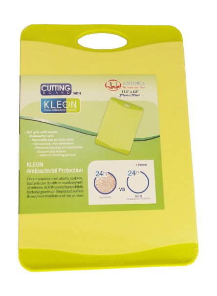 Microban Antimicrobial Cutting Board Lime Green - 115x8 inch
