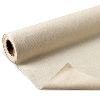 Nasco Reading Highlight Tool -  Fine Arts Unprimed Cotton Canvas Roll, 6 yds x 62"