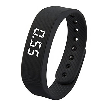 Smart Watch, 3D Pedometer Intelligent Meter Calorie Bracelet Fitness Sports Activity Tracker Waterproof Removable USB Charging Motion Distance Measurement No need to install app Not have Bluetooth